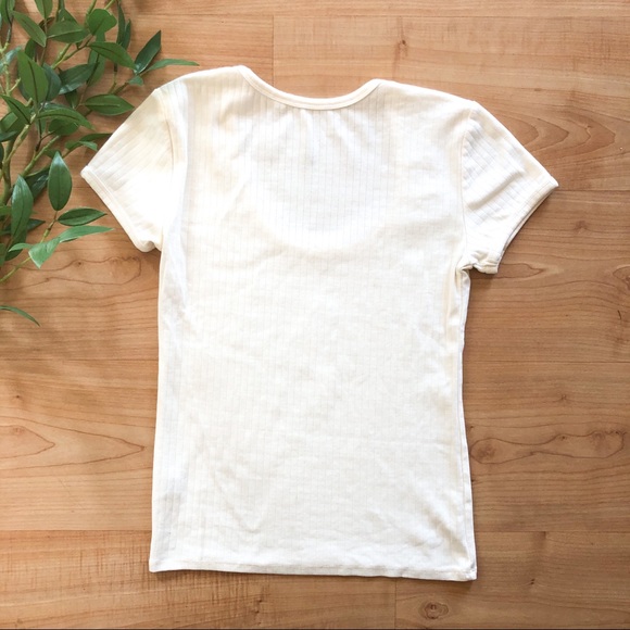 Me to We Ribbed Scoop Neck Tee - Picture 2 of 4